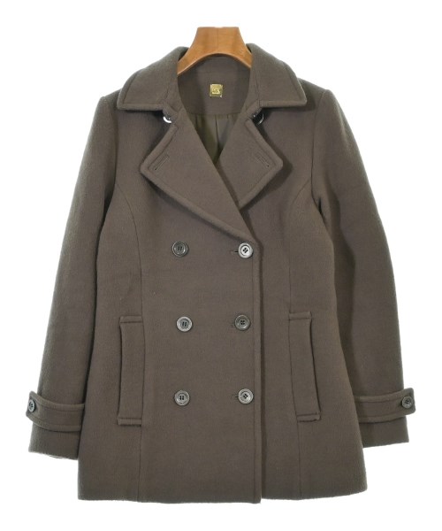 MICHEL KLEIN(ミッシェルクラン)ピーコート 茶 サイズ:38(M位)/2200652173017