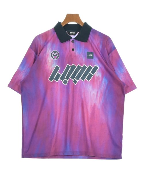 LQQK STUDIO(ルックスタジオ)ポロシャツ 紫 サイズ:L/2200644131049