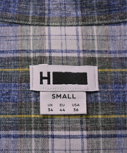 H BEAUTY&YOUTH（エイチビューティーアンドユース）カジュアルシャツ 青 サイズ:S メンズ/2200497549503