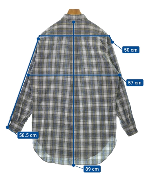 H BEAUTY&YOUTH（エイチビューティーアンドユース）カジュアルシャツ 青 サイズ:S メンズ/2200497549503