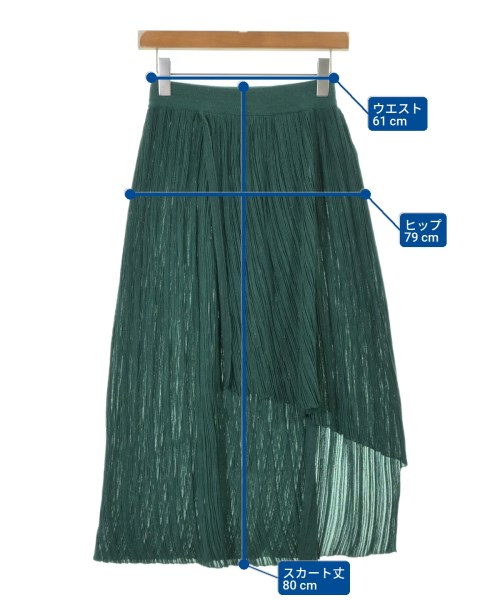 JANE SMITH（ジェーンスミス）ロング・マキシ丈スカート 緑 サイズ:36(S位) レディース/2200605495067
