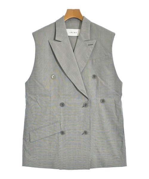 IRENE(アイレネ)カジュアルジャケット グレー サイズ:36(S位)/2200650516144