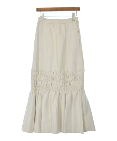 UN3D.(アンスリード)ロング・マキシ丈スカート 白 サイズ:38(M位)/2200632427017