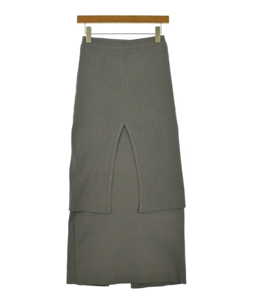 UN3D.(アンスリード)ロング・マキシ丈スカート グレー サイズ:38(M位)/2200635941053