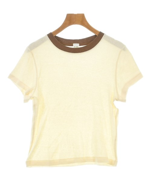 RE/DONE(リダン)Tシャツ・カットソー 黄 サイズ:L/2200630364116
