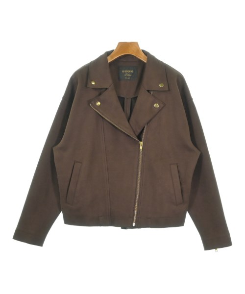 as know as de base(アズノウアズドゥベース)ライダース 茶 サイズ:F/2200664169015