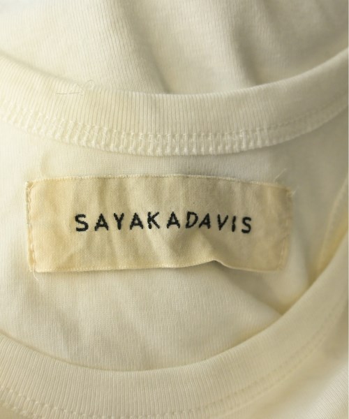 SAYAKA DAVIS（サヤカデイビス）タンクトップ 白 サイズ:S レディース/2200478839104
