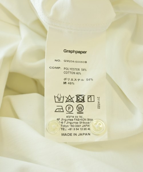 Graphpaper（グラフペーパー）カジュアルシャツ 白 サイズ:ONE メンズ/2200596652043