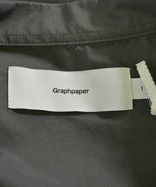 Graphpaper（グラフペーパー）カジュアルシャツ グレー サイズ:1(S位) メンズ/2200708498019