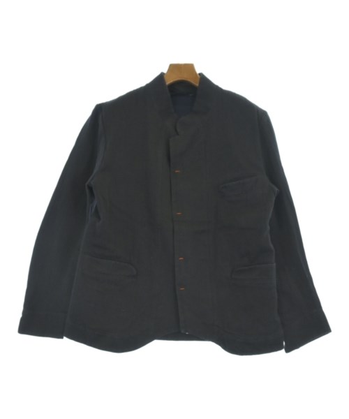 HACKNEY UNION WORKS(ハックニーユニオンワークス)カジュアルジャケット 黒 サイズ:38(S位)/2200669907193