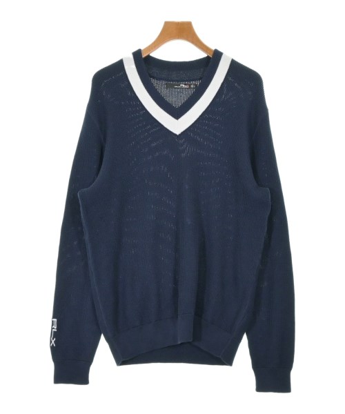 RLX Ralph Lauren(アールエルエックスラルフローレン)ニット・セーター 紺 サイズ:L/2200690572124