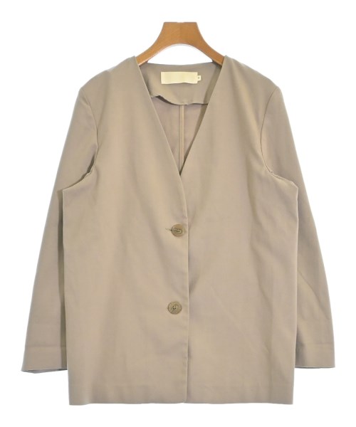 TODAYFUL(トゥデイフル)ノーカラージャケット ベージュ サイズ:36(S位)/2200653708034
