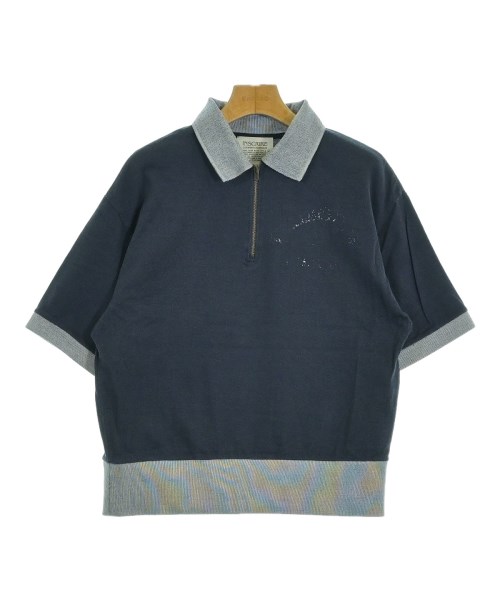 INSCRIRE(アンスクリア)ポロシャツ 紺 サイズ:M/2200588911097
