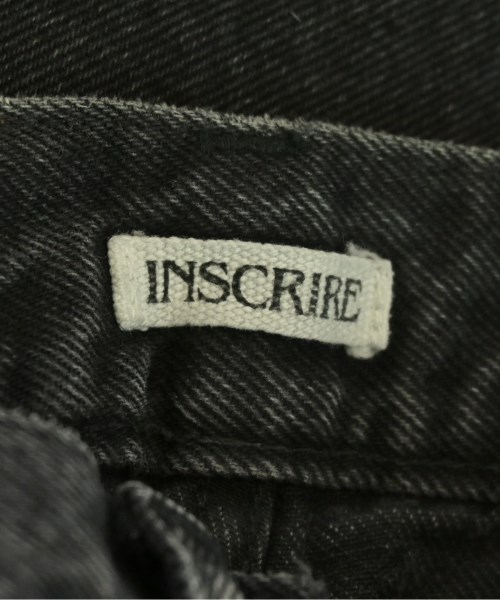 INSCRIRE（アンスクリア）デニムパンツ 黒 サイズ:30(XL位) レディース/2200648360025