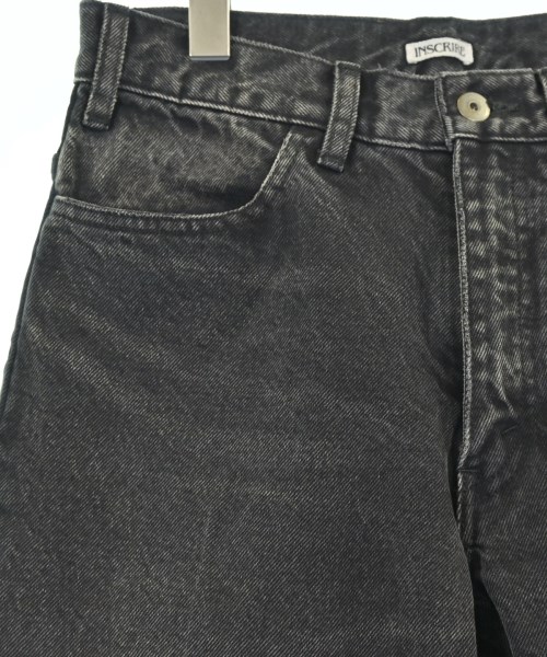 INSCRIRE（アンスクリア）デニムパンツ 黒 サイズ:30(XL位) レディース/2200648360025