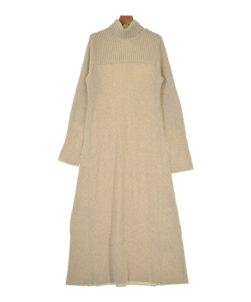 INSCRIRE(アンスクリア)ワンピース ベージュ サイズ:38(M位)/2200638724288