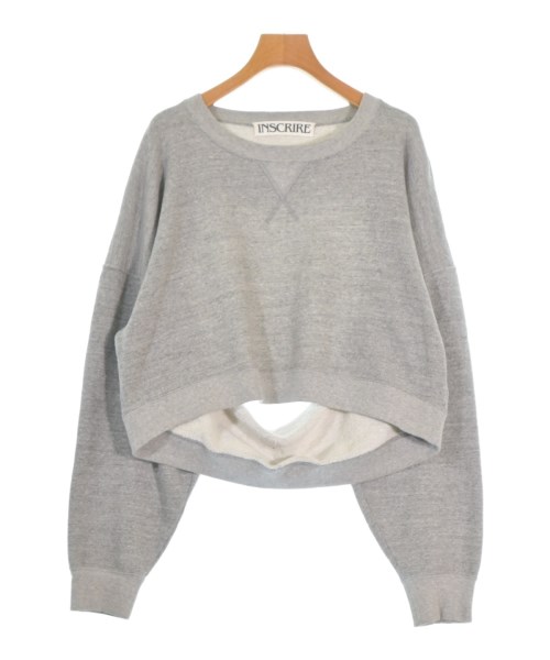 INSCRIRE(アンスクリア)スウェット グレー サイズ:F/2200657902094