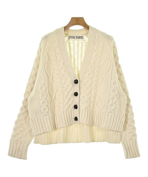 INSCRIRE(アンスクリア)カーディガン 白 サイズ:F/2200664980016