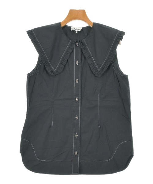 Ganni(ガニー)ブラウス 黒 サイズ:36(S位)/2200619372095