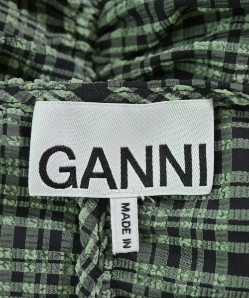 Ganni（ガニー）ブラウス 緑 サイズ:38(M位) レディース/2200702051036