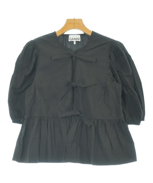 Ganni(ガニー)カジュアルシャツ 黒 サイズ:36(S位)/2200659174109