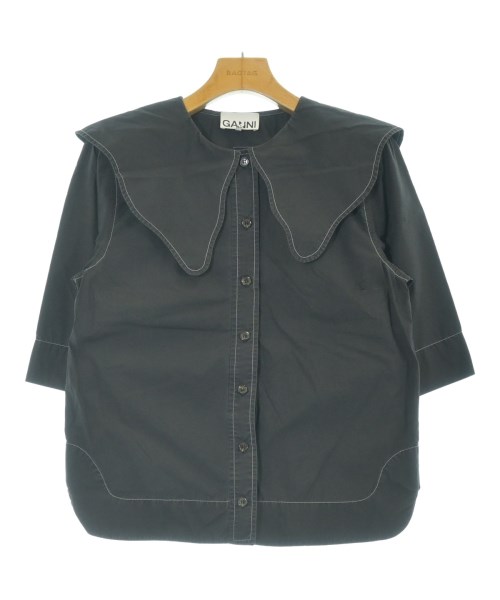 Ganni(ガニー)カジュアルシャツ 黒 サイズ:36(S位)/2200659174116