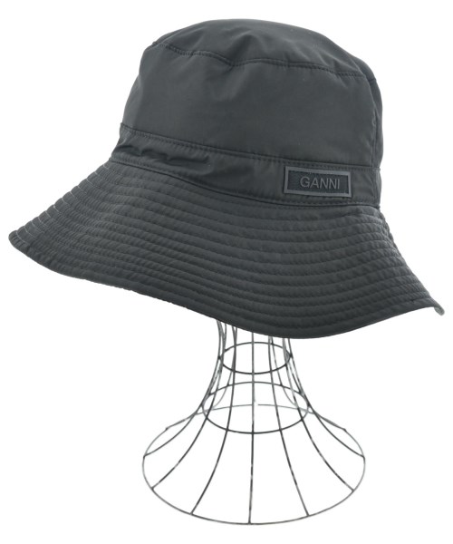 Ganni(ガニー)ハット 黒 サイズ:S/2200637924016