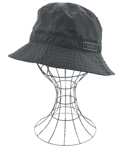 Ganni(ガニー)ハット 黒 サイズ:-/2200653979113