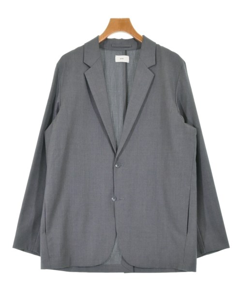 ATON(エイトン)テーラードジャケット グレー サイズ:06(XXL位)/2200636280366