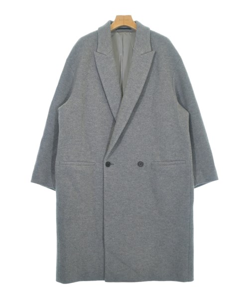ATON(エイトン)チェスターコート グレー サイズ:2(M位)/2200624084068