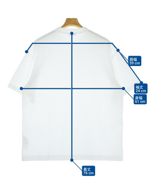 ATON（エイトン）Tシャツ・カットソー 白 サイズ:04(XL位) メンズ/2200700251032