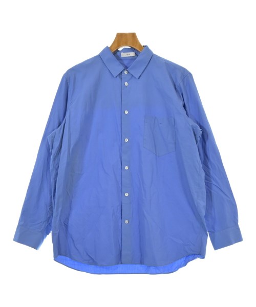 ATON(エイトン)カジュアルシャツ 青 サイズ:04(XL位)/2200656724017