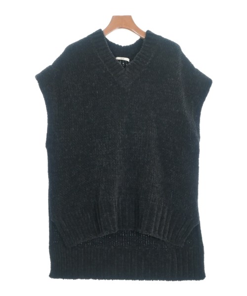 ATON(エイトン)ベスト/ノースリーブ 黒 サイズ:2(M位)/2200634991059