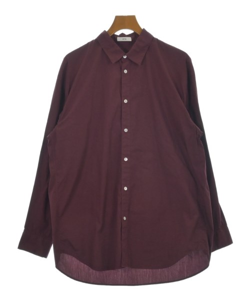 ATON(エイトン)カジュアルシャツ 赤 サイズ:4(XL位)/2200651203074