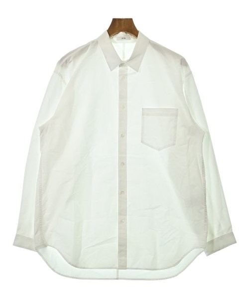 ATON(エイトン)カジュアルシャツ 白 サイズ:4(L位)/2200669624052