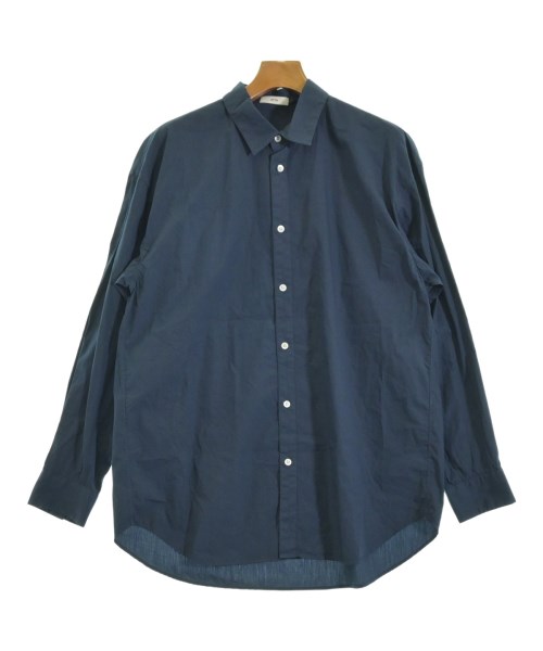 ATON(エイトン)カジュアルシャツ 紺 サイズ:4(L位)/2200669624069