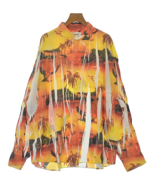 doublet(ダブレット)カジュアルシャツ 黄 サイズ:L/2200640402150