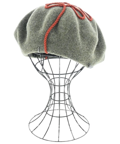MANIERA(マニエラ)ハンチング・ベレー帽 カーキ サイズ:F/2200664880057