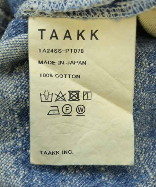 Taakk（ターク）デニムパンツ 青 サイズ:1(S位) メンズ/2200600184027