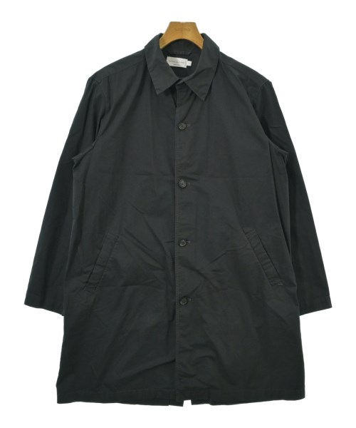 Manual Alphabet(マニュアルアルファベット)ステンカラーコート 黒 サイズ:3(L位)/2200665724176