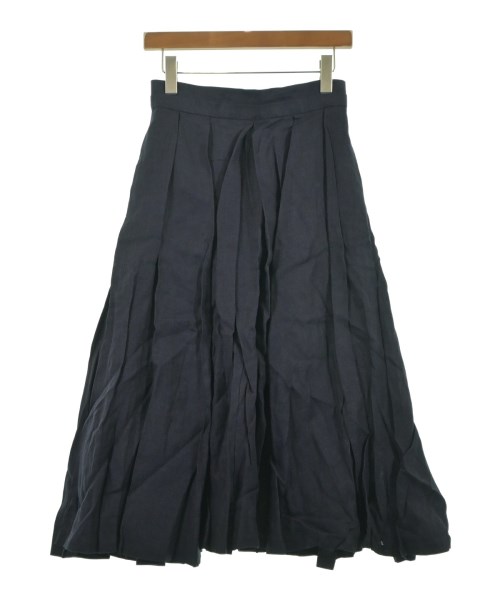 ebure(エブール)ロング・マキシ丈スカート 紺 サイズ:38(M位)/2200631150787