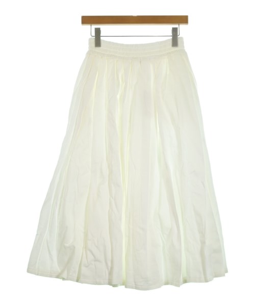ebure(エブール)ロング・マキシ丈スカート 白 サイズ:38(M位)/2200631150886