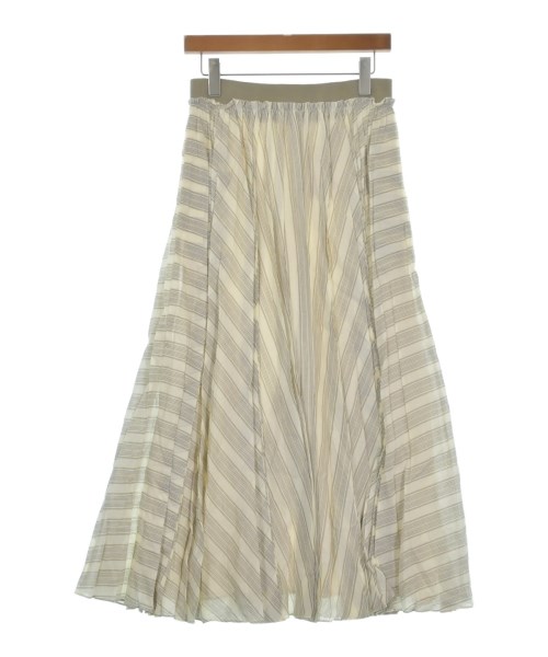 ebure(エブール)ロング・マキシ丈スカート ベージュ サイズ:38(M位)/2200631198611