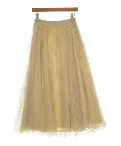 ebure(エブール)ロング・マキシ丈スカート ベージュ サイズ:36(S位)/2200631202301