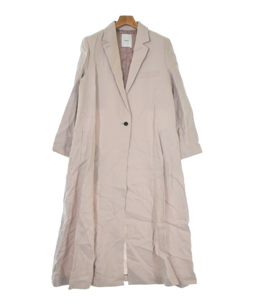 ebure(エブール)チェスターコート ピンク サイズ:38(M位)/2200631223153