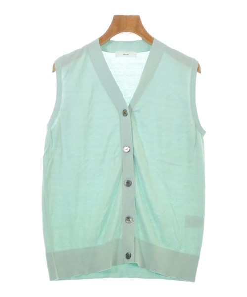 ebure(エブール)ベスト/ノースリーブ 青 サイズ:38(M位)/2200645817102