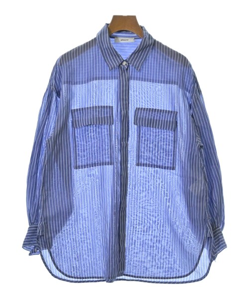 ebure(エブール)カジュアルシャツ 青 サイズ:36(S位)/2200645526066