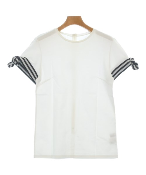 BORDERS at BALCONY(ボーダーズ　アット　バルコニー)Tシャツ・カットソー 白 サイズ:36(S位)/2200618718085