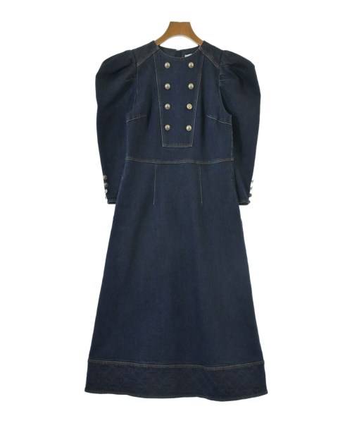 BORDERS at BALCONY(ボーダーズ　アット　バルコニー)ワンピース 青 サイズ:38(M位)/2200619850067