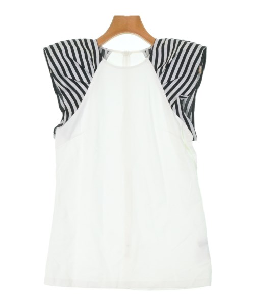 BORDERS at BALCONY(ボーダーズ　アット　バルコニー)Tシャツ・カットソー 白 サイズ:38(M位)/2200664189099